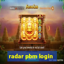 radar pbm login